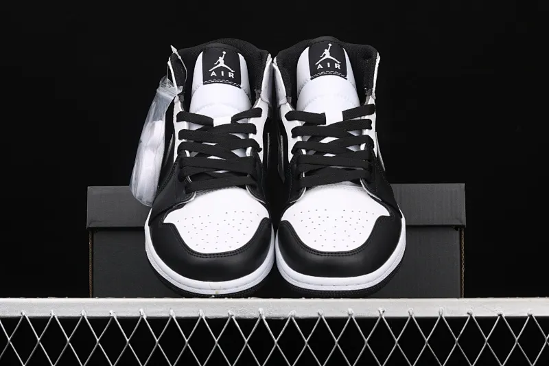 All categories Air Jordan Jordan series basketball shoes Air Jordan 1 Mid Air Jordan 1 Mid AJ1 Joe 1 gray shadow mid-top versatile casual sports shoes 554724-073